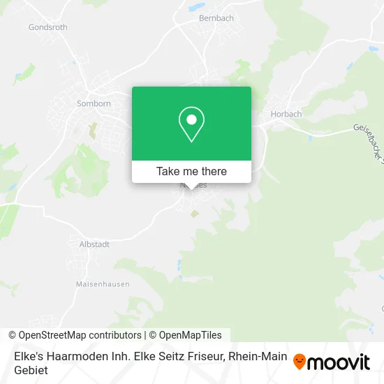 Карта Elke's Haarmoden Inh. Elke Seitz Friseur