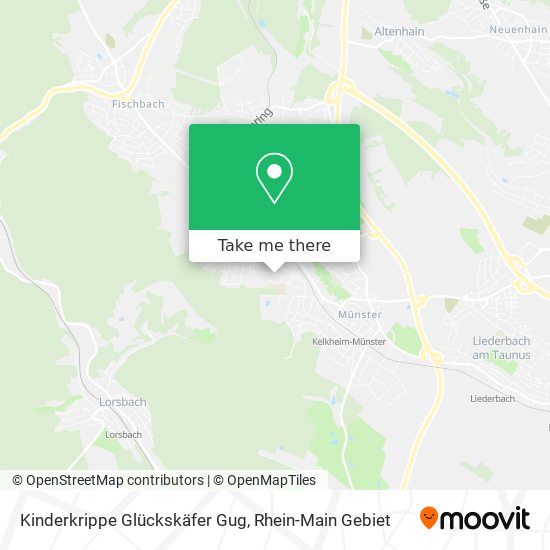 Kinderkrippe Glückskäfer Gug map