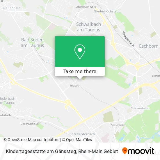 Карта Kindertagesstätte am Gänssteg