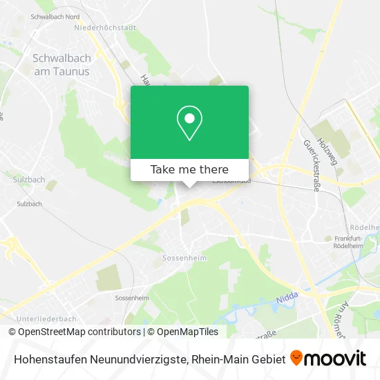 Карта Hohenstaufen Neunundvierzigste