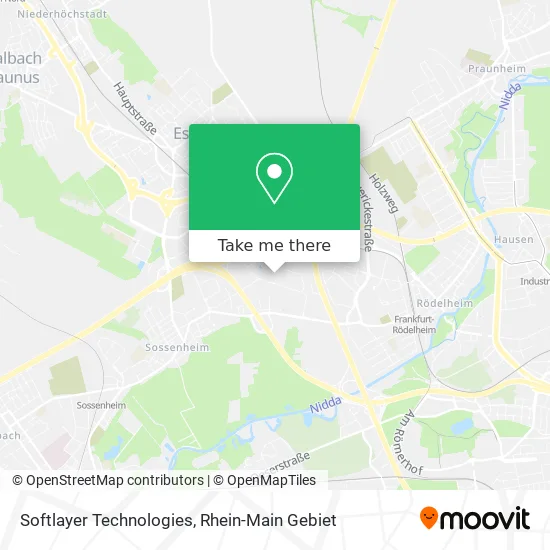 Карта Softlayer Technologies