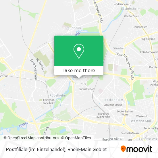 Карта Postfiliale (im Einzelhandel)