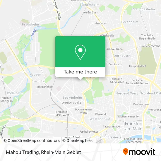 Карта Mahou Trading