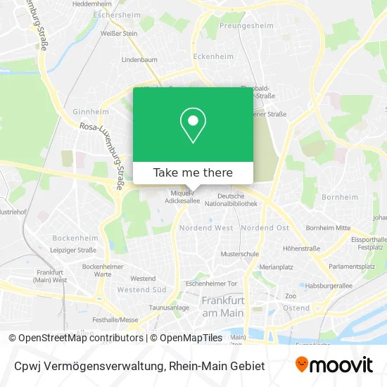 Карта Cpwj Vermögensverwaltung