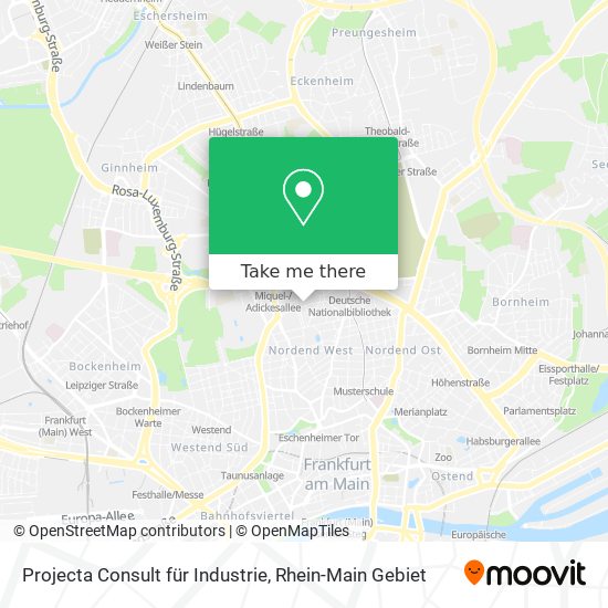 Карта Projecta Consult für Industrie
