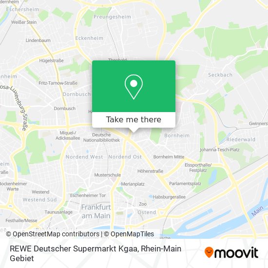 REWE Deutscher Supermarkt Kgaa map