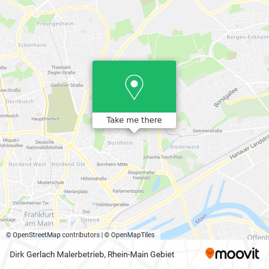 Dirk Gerlach Malerbetrieb map