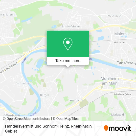 Карта Handelsvermittlung Schnörr-Heinz