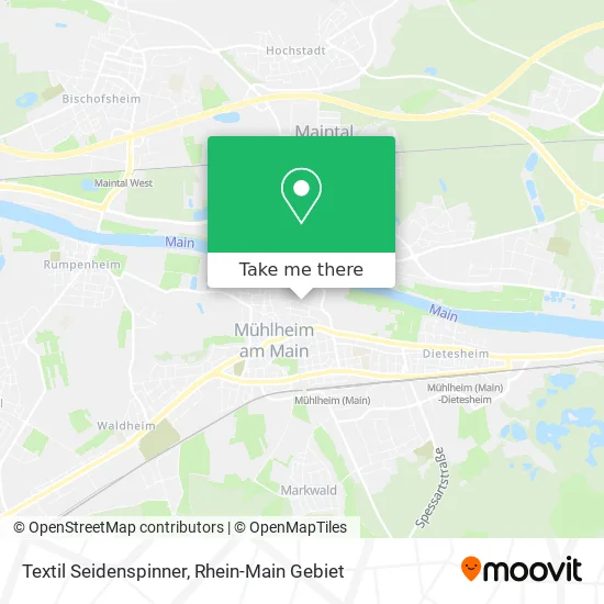 Textil Seidenspinner map