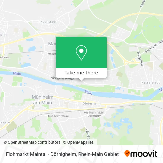 Карта Flohmarkt Maintal - Dörnigheim