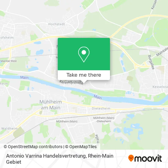 Карта Antonio Varrina Handelsvertretung