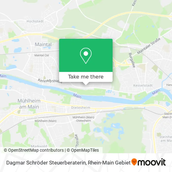 Карта Dagmar Schröder Steuerberaterin