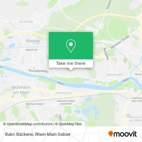 Карта Bakri Bäckerei