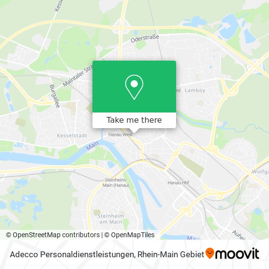 Adecco Personaldienstleistungen map