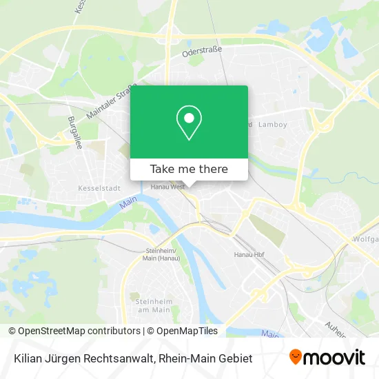 Карта Kilian Jürgen Rechtsanwalt