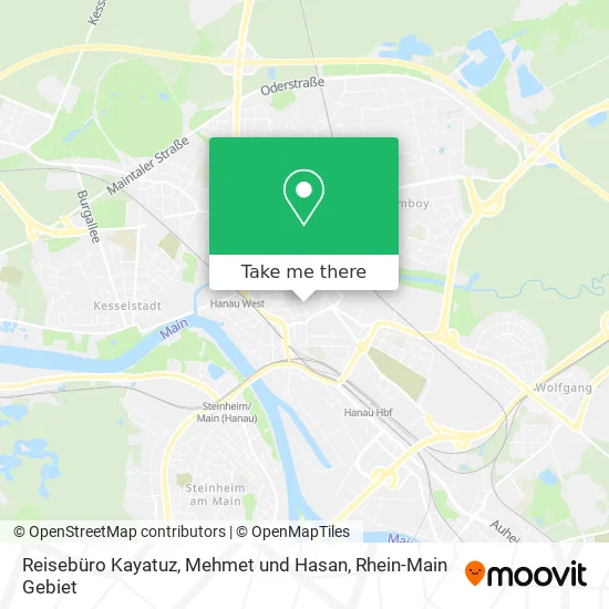 Карта Reisebüro Kayatuz, Mehmet und Hasan