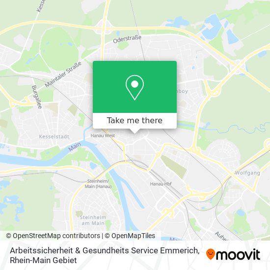 Arbeitssicherheit & Gesundheits Service Emmerich map