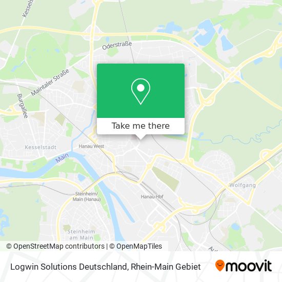 Logwin Solutions Deutschland map