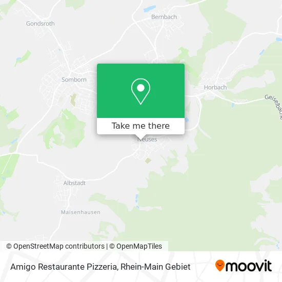 Карта Amigo Restaurante Pizzeria