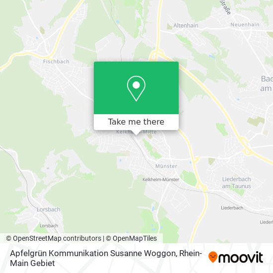 Apfelgrün Kommunikation Susanne Woggon map