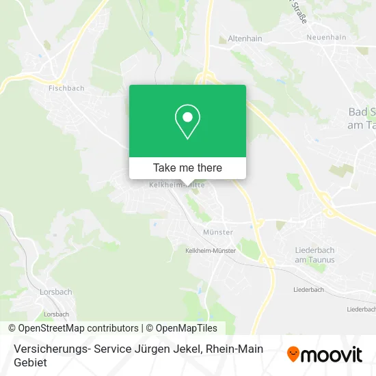 Карта Versicherungs- Service Jürgen Jekel