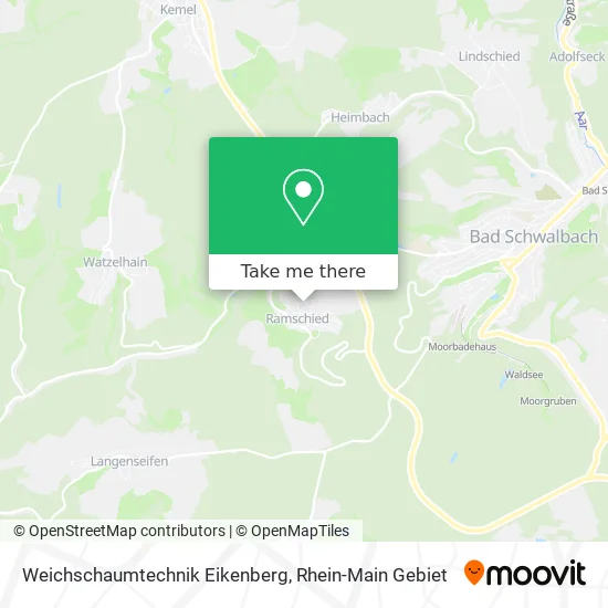 Карта Weichschaumtechnik Eikenberg