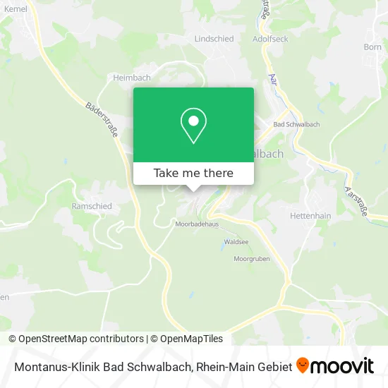 Карта Montanus-Klinik Bad Schwalbach