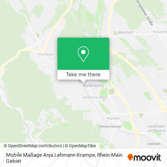 Карта Mobile Maßage Anja Lehmann-Krampe