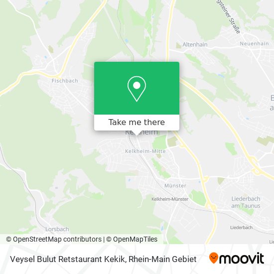 Veysel Bulut Retstaurant Kekik map