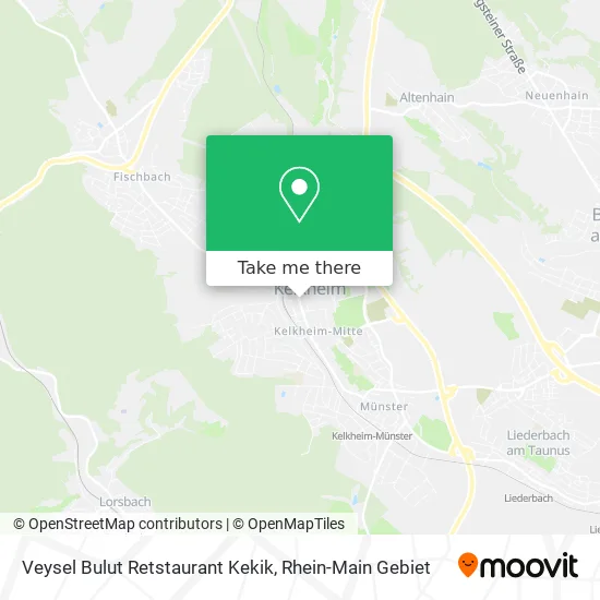 Карта Veysel Bulut Retstaurant Kekik