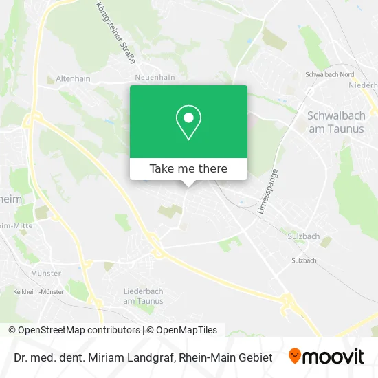 Карта Dr. med. dent. Miriam Landgraf