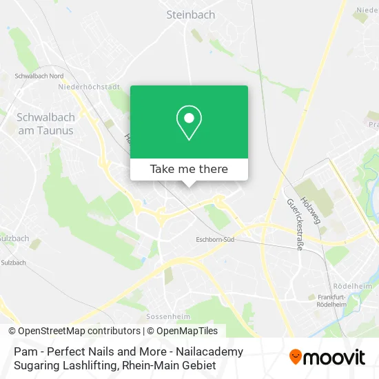Pam - Perfect Nails and More - Nailacademy Sugaring Lashlifting map