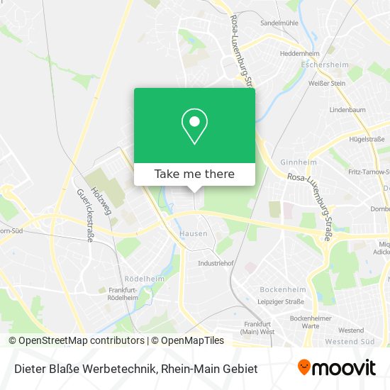 Dieter Blaße Werbetechnik map