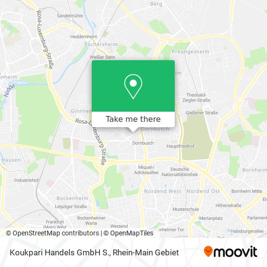 Koukpari Handels GmbH S. map