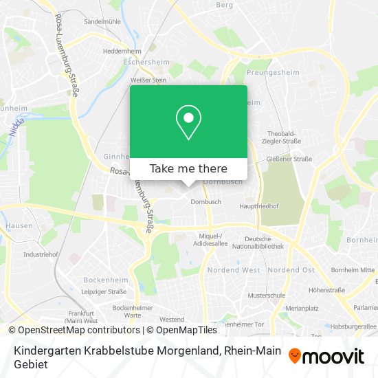 Kindergarten Krabbelstube Morgenland map