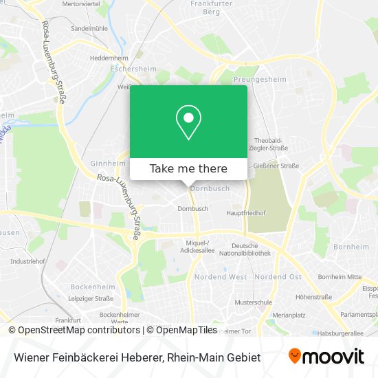 Wiener Feinbäckerei Heberer map