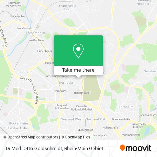 Dr.Med. Otto Goldschmidt map
