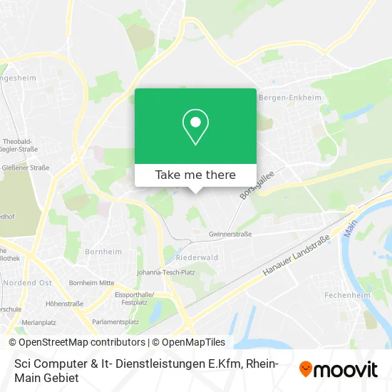 Карта Sci Computer & It- Dienstleistungen E.Kfm