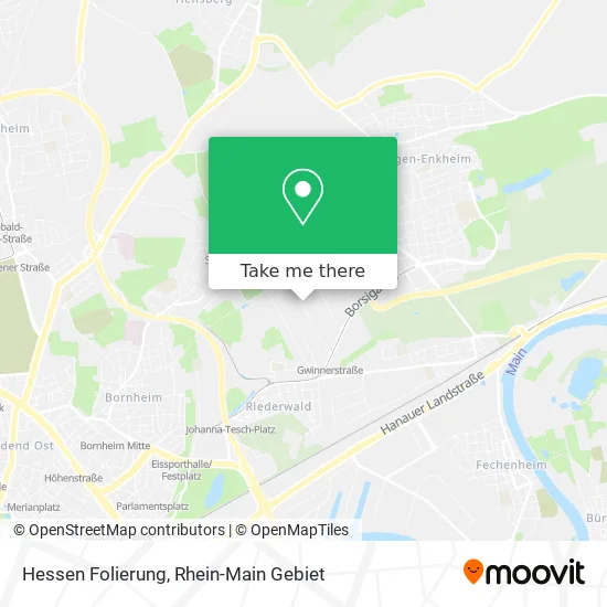 Карта Hessen Folierung