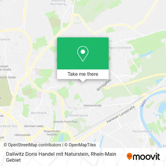 Карта Dallwitz Doris Handel mit Naturstein