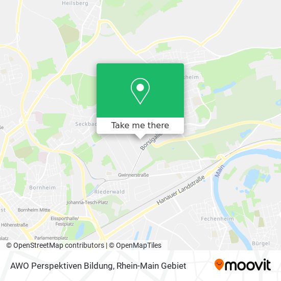 AWO Perspektiven Bildung map