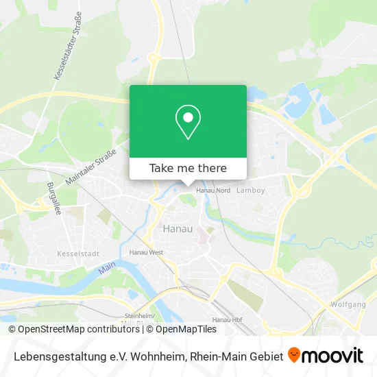 Карта Lebensgestaltung e.V. Wohnheim