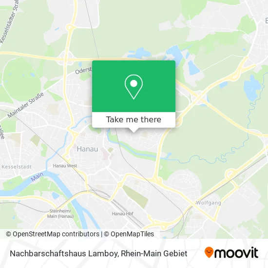 Карта Nachbarschaftshaus Lamboy