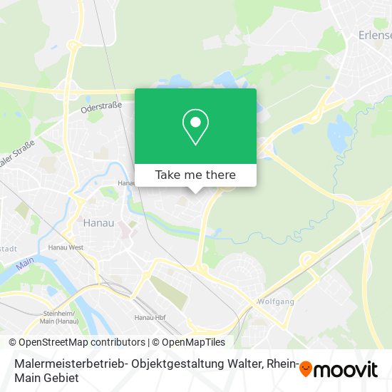 Malermeisterbetrieb- Objektgestaltung Walter map