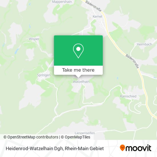 Heidenrod-Watzelhain Dgh map