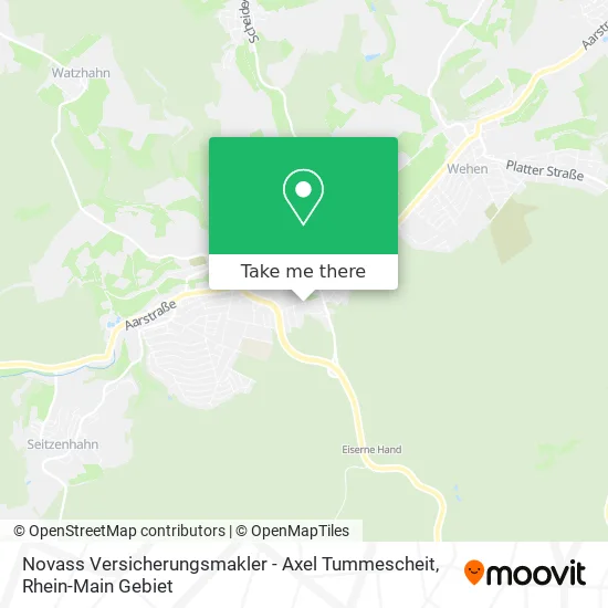 Карта Novass Versicherungsmakler - Axel Tummescheit