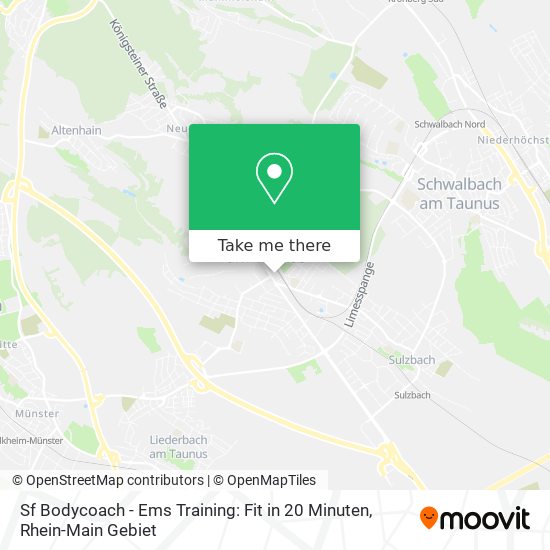 Sf Bodycoach - Ems Training: Fit in 20 Minuten map