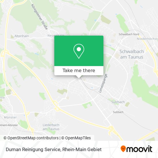 Duman Reinigung Service map