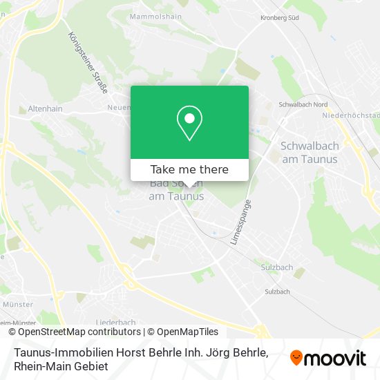 Карта Taunus-Immobilien Horst Behrle Inh. Jörg Behrle