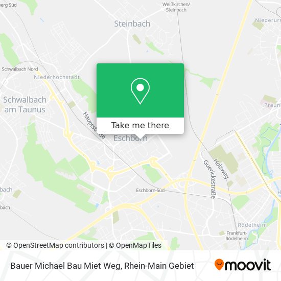 Bauer Michael Bau Miet Weg map